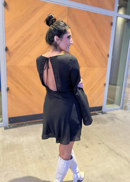The Best Of My Love Black Mini Dress