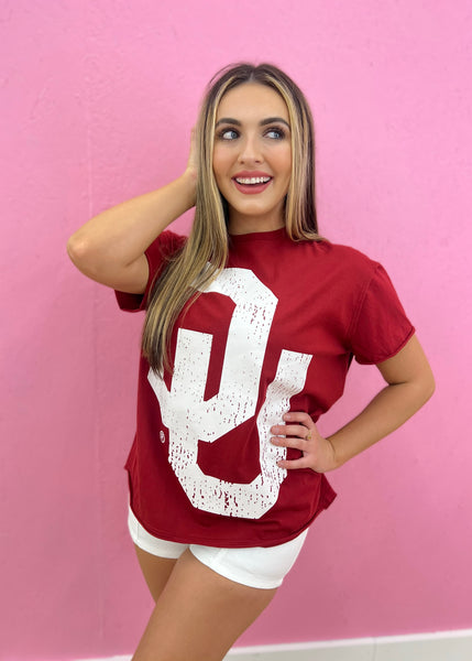 OU Crimson Stadium Oversized Tee