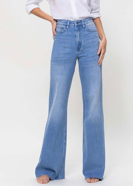 Hannah High Rise Wide Leg Denim