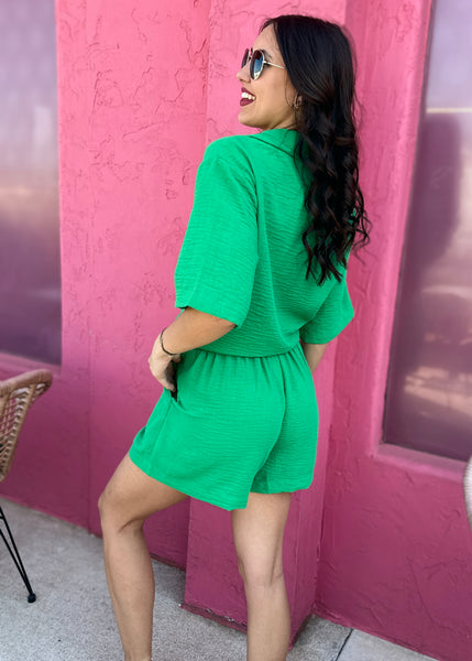 Summer Love Kelly Green Short Set