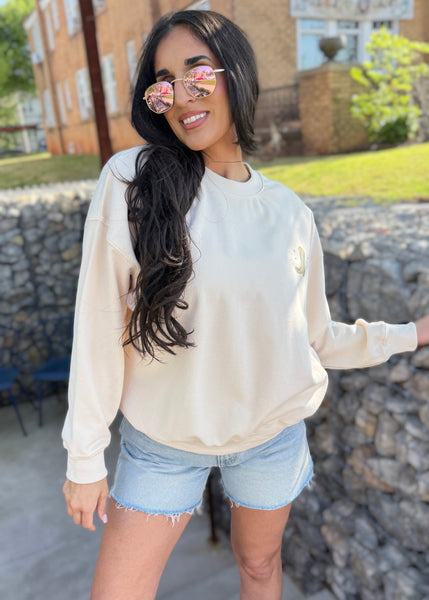 "Take Me To The Rodeo" Graphic Oversized Lighweight Sweatshirt