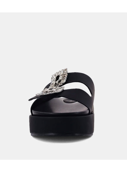 Shu Shop Lola Black Rhinestone Sandal