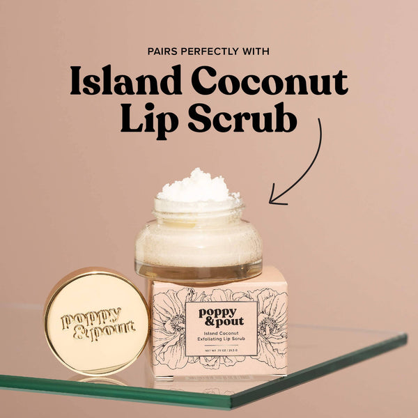Poppy & Pout: Lip Balm, Island Coconut