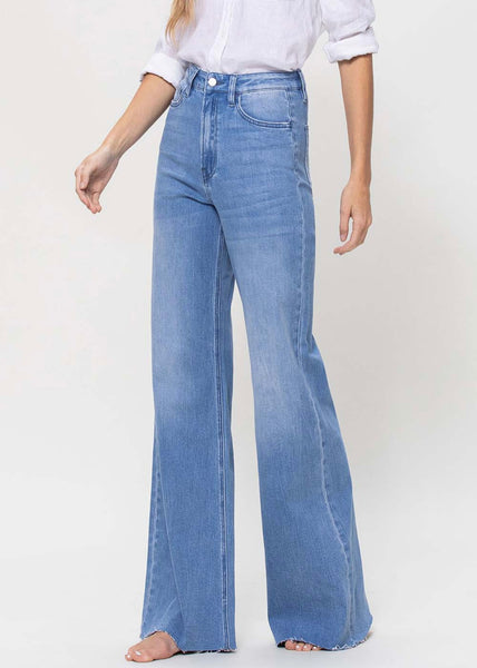 Hannah High Rise Wide Leg Denim