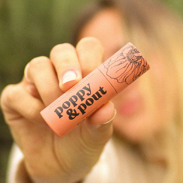 Poppy & Pout: Lip Balm, Pink Grapefruit