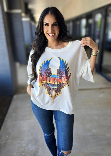 "Journey" Classic Logo One Size Tee