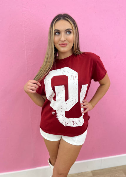 OU Crimson Stadium Oversized Tee