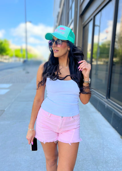 "Text Me When You Get To The Lake" Trucker Hat - Mint