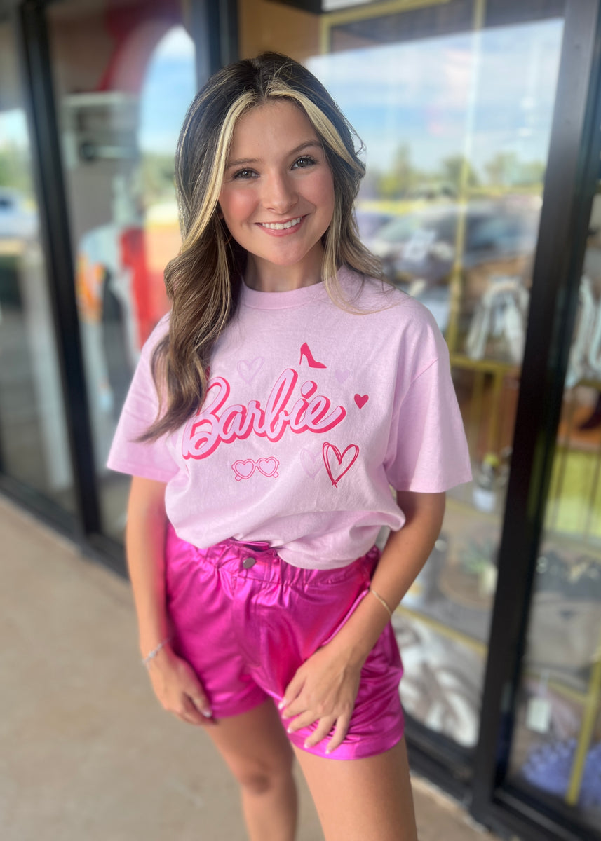 Barbie Love Pink Graphic Tee Pink Attitude Boutique