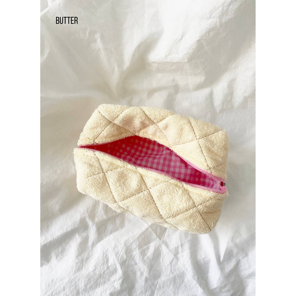 Terry Make Up Bag/Lg Yellow