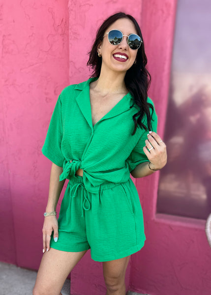 Summer Love Kelly Green Short Set
