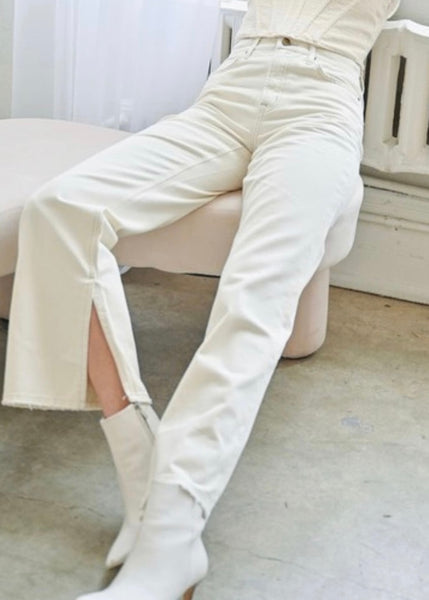 Ginny 90's Vintage Flare- Bone