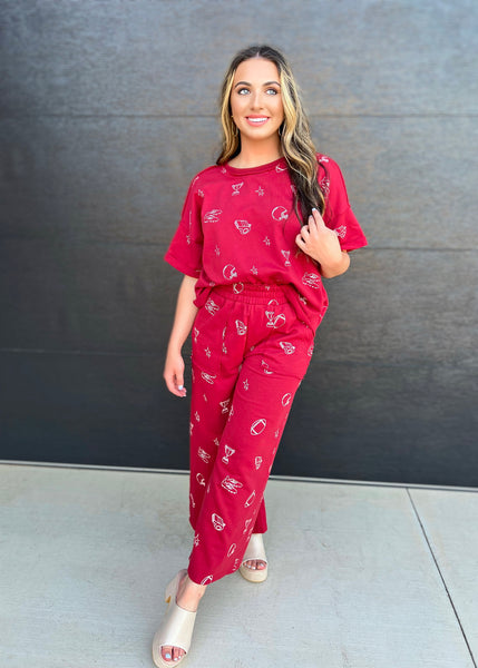 Run The Ball 2 Pc Pant Set - SMALL