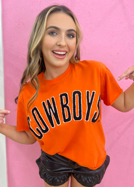 COWBOYS Orange Stadium Oversized Tee