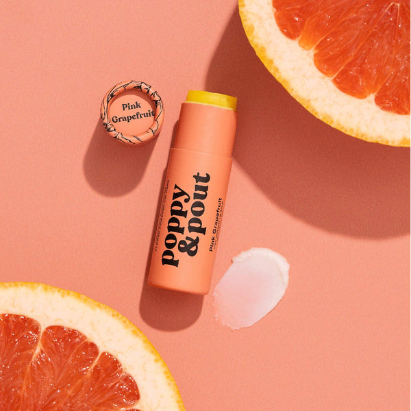 Poppy & Pout: Lip Balm, Pink Grapefruit