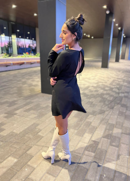 The Best Of My Love Black Mini Dress