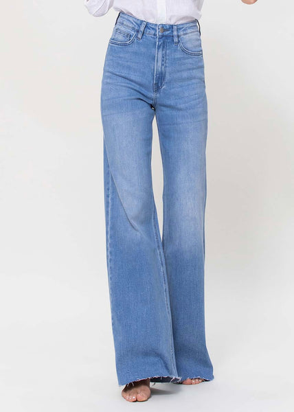 Hannah High Rise Wide Leg Denim