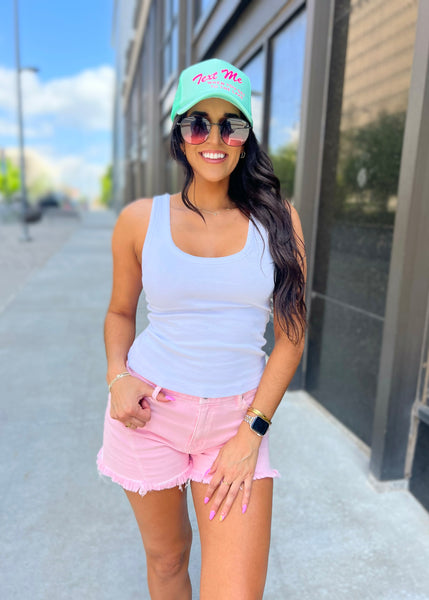 "Text Me When You Get To The Lake" Trucker Hat - Mint
