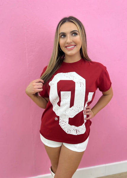 OU Crimson Stadium Oversized Tee
