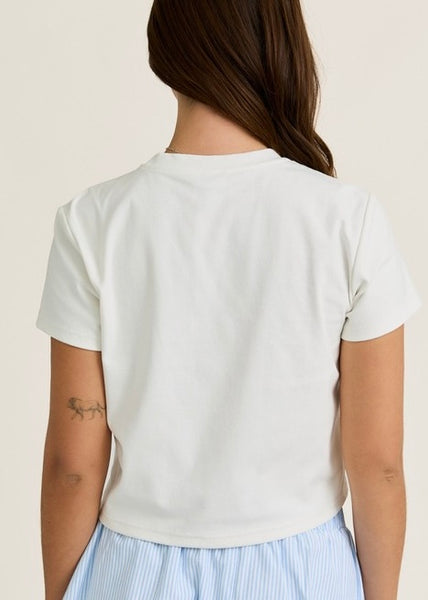 Cowgirl Graphic Short Sleeve Round Neck Baby Tee