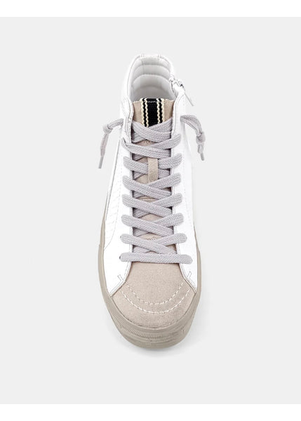 Shu Shop Rooney White Snake High Top Sneakers