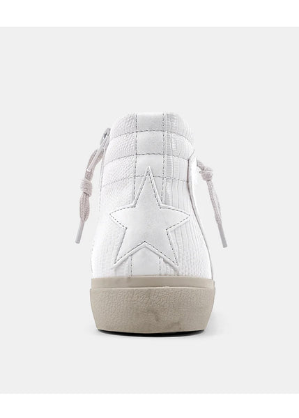 Shu Shop Rooney White Snake High Top Sneakers
