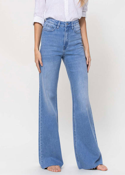 Hannah High Rise Wide Leg Denim