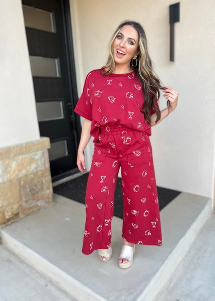 Run The Ball 2 Pc Pant Set - SMALL
