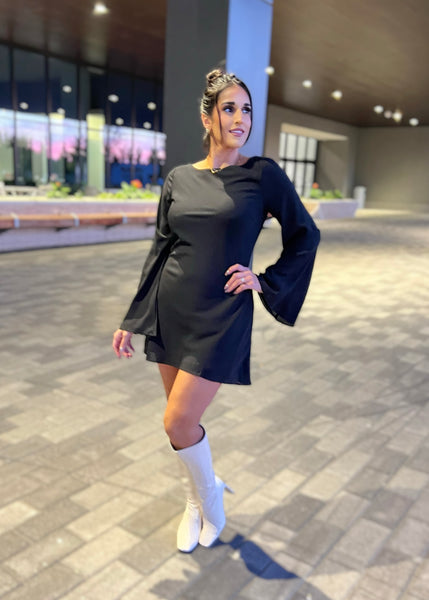 The Best Of My Love Black Mini Dress