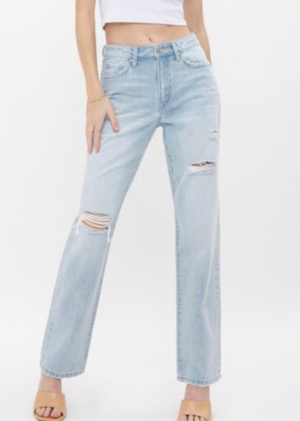 Maxine Rigid High Rise 90's Straight Jean
