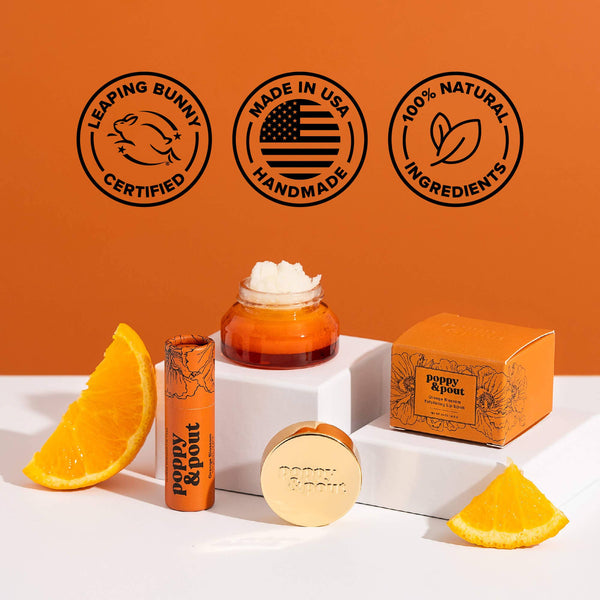 Poppy & Pout: Lip Balm, Orange Blossom