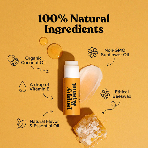 Poppy & Pout: Lip Balm, Wild Honey