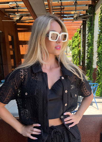 The Kendall Sunglasses - Ivory / Maple Tortoise