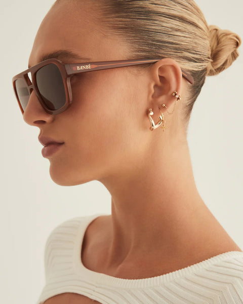 The Lais Sunglasses- Auburn/Cocoa Lens