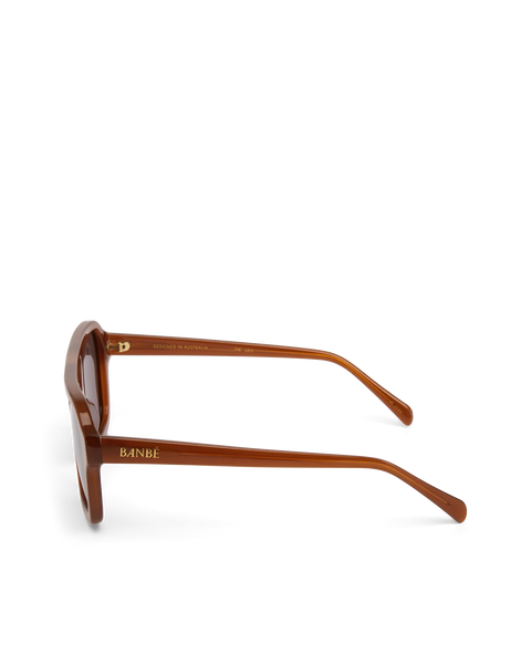 The Lais Sunglasses- Auburn/Cocoa Lens