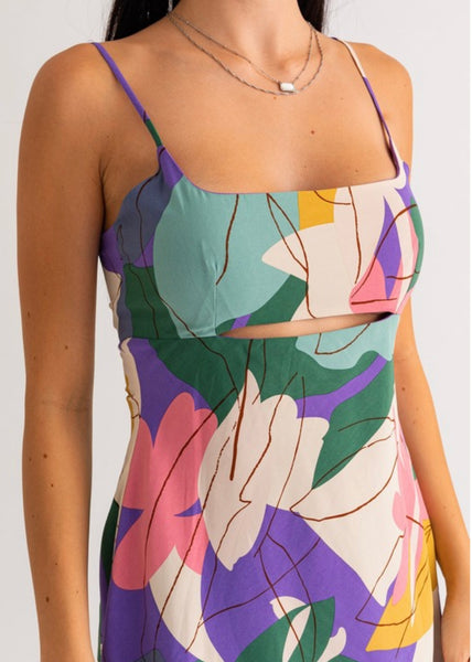 Delight Night Front Cutout Mini Dress