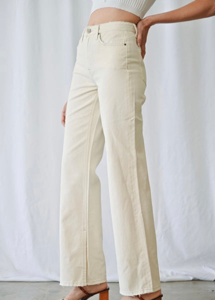 Ginny 90's Vintage Flare- Bone