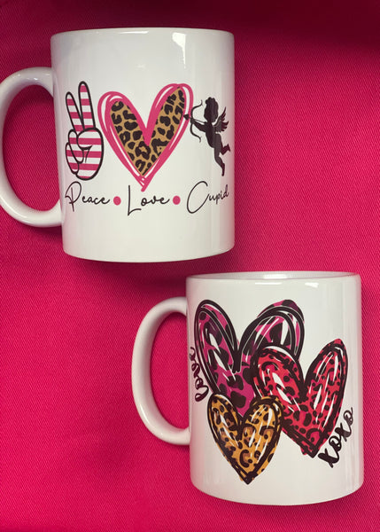 Peace.Love.Cupid Coffee Mug