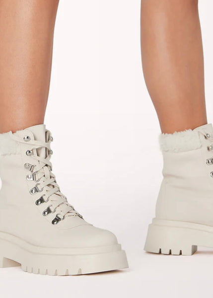 Billini Ferria Cream Shearling Boot
