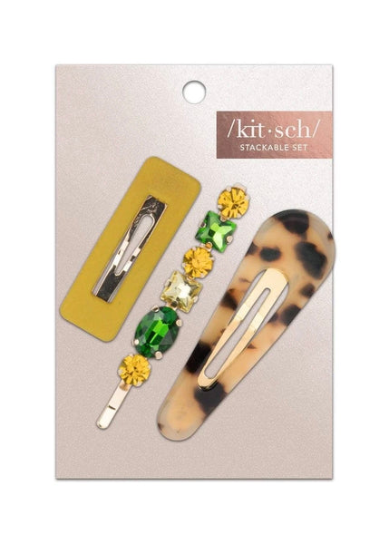 Acrylic Stackable 3pc Set - Citrine