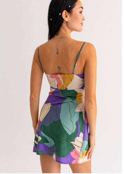 Delight Night Front Cutout Mini Dress