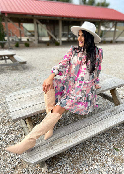 Giddy Up Nude Cowgirl Boots