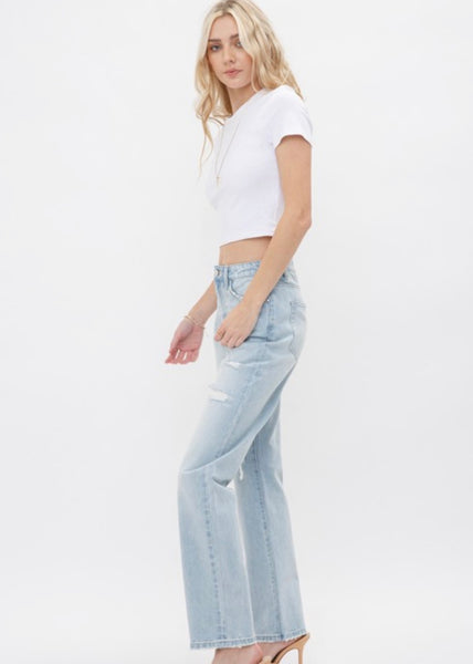 Maxine Rigid High Rise 90's Straight Jean
