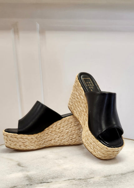 Jodie Black Wedge