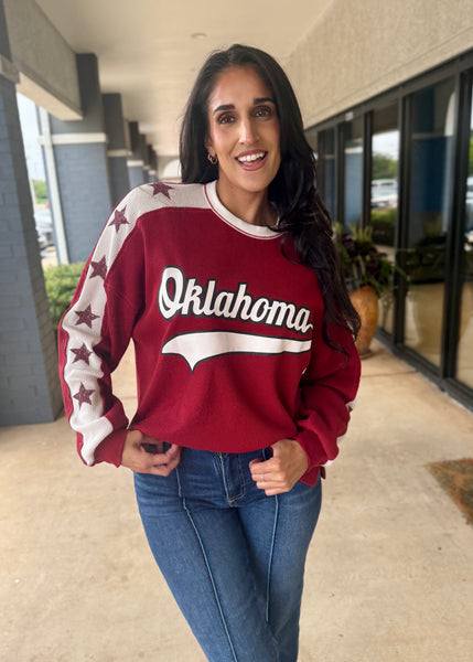 Oklahoma Stars Crimson Long Sleeve Thermal
