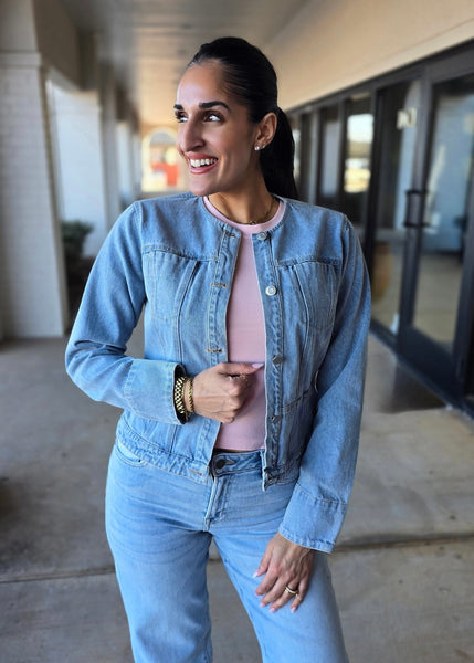 Rely On Me Tailored Denim Jacket