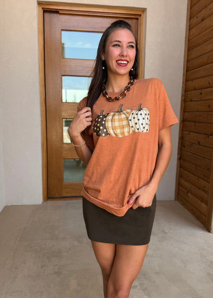 Fall Triple Pumpkin Graphic Tee