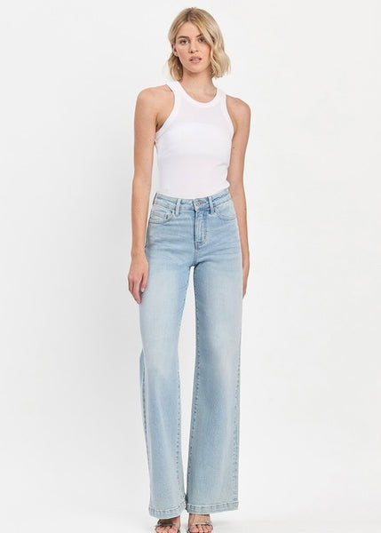 Forever Optimistic High Rise Wide Leg Jeans