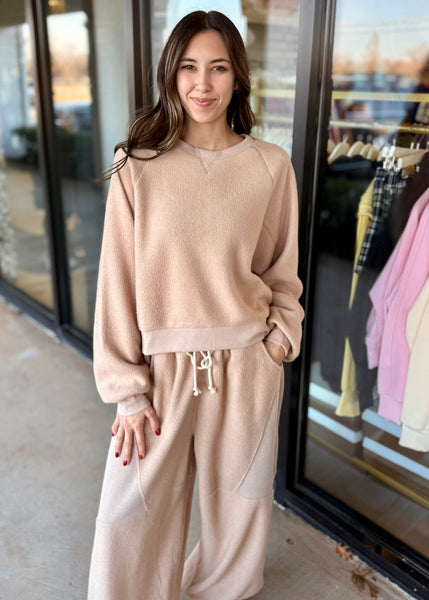 Simmer Down Oversized Joggers - Taupe