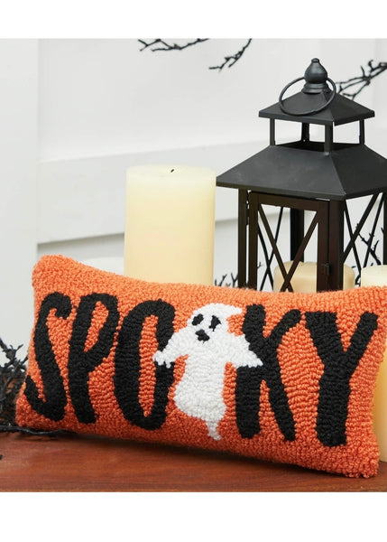 Halloween Spooky Ghost Small Throw Pillow
